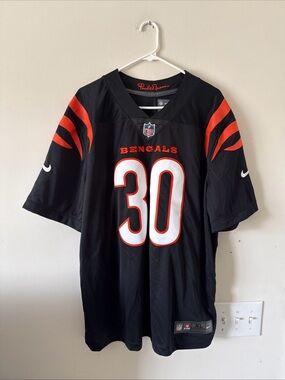 Nike Cincinnati Bengals #30 Black Men's Jersey